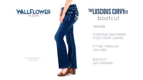 Women's Instastretch Luscious Curvy Bootcut Jeans