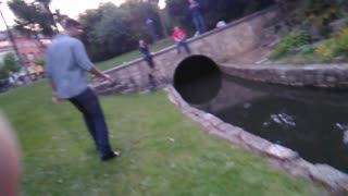 Drunk River Jump Fail