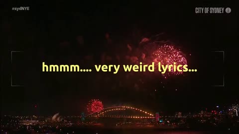 Satanic song during Sydney 2022 New Years' celebrations?