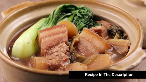 Keto Recipes - Doenjang Braised Pork Belly