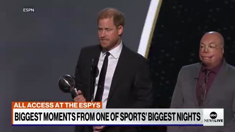 Highlights from the ESPYs, one of sport's biggest nights