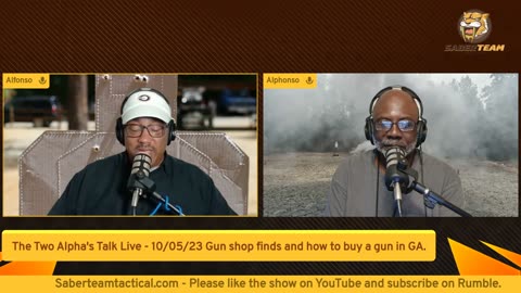 The Two Alpha's Talk Live - 10/5/23 A different level of gun control.