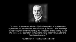 To those who think the “Depopulation Agenda” is a conspiracy theory…