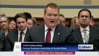 Tony Bobulinski Lays Out the Facts the Biden Crime Family Doesn't Want You to Hear