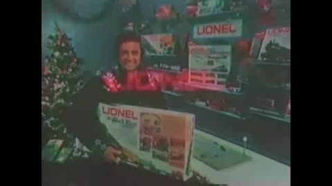 Vintage Lionel Trains Christmas TV Commercial featuring Johnny Cash from 1976