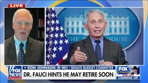 Ron Johnson Pledges to Hold Fauci Accountable for the Societal Damage Caused by His Policies.