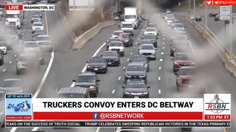 ⚡⚡Breaking: Massive Trucker Convoy Protest in DC