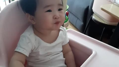 Baby hilarious reaction on eating lemon at first time #11