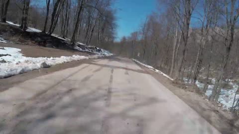 Timelapse motorcycle ride_ Sokobanja - Rtanj Mountain