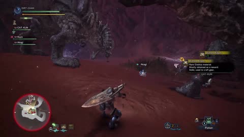 Barroth Slide and Rock Dies