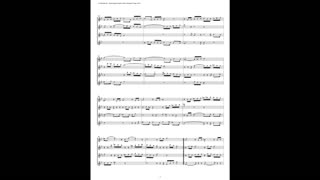 J.S. Bach - Well-Tempered Clavier: Part 2 - Prelude 21 (Flute Quartet)
