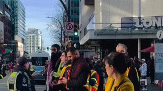 VPD Officers Remove Protesters!