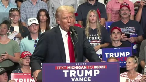Trump Defends Media From Crowd Booing At First Rally Since Assassination Attempt