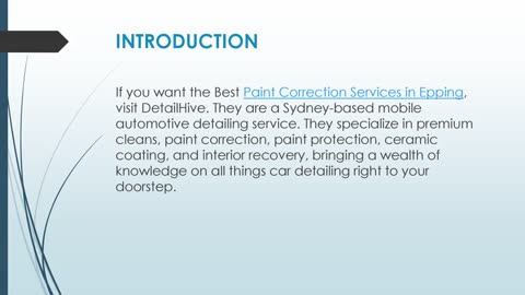 Best Paint Correction Services in Epping