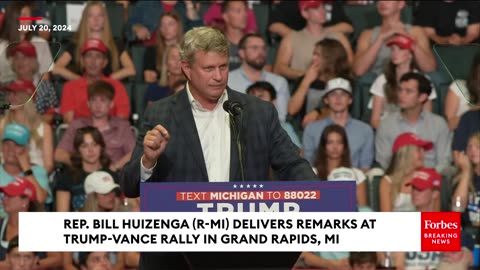 Bill Huizenga Claims Michigan As ‘Trump Country’ At Rally: ‘That Blue Wall... Is Crumbling For Them’
