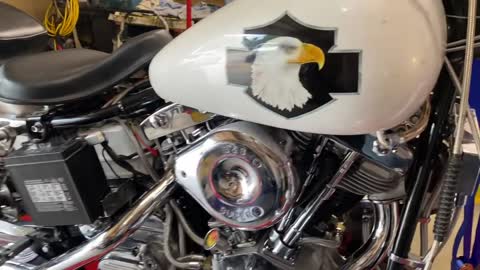 Shovelhead First Start After Total Rebuild