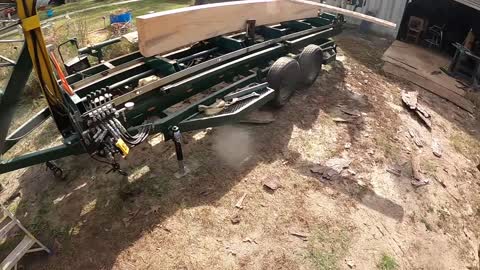 East Texas Sawmill DIY Trailer. Cutting Lap Siding Part 8