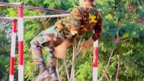 Indian Army Stunt New Video Full Screen Anmol Chaudhary Viral Boy | भारतीय सेना की ताकत #indianarmy
