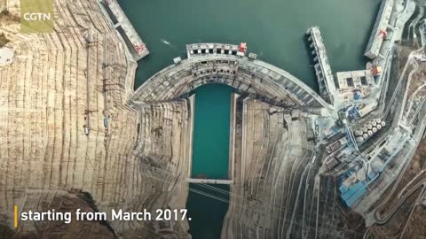 Largest cable crane group end at Baihetan Dam with 2 world records