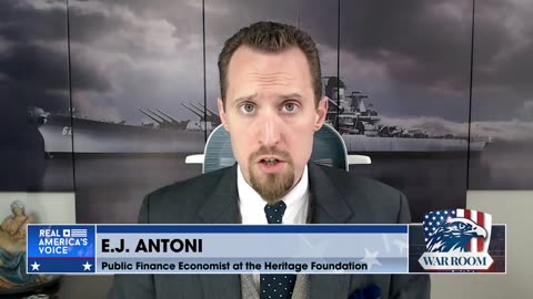 E.J. Antoni On U.S. Debt: "You May Pay For It Through Taxes. You May Pay For It Through Inflation, But Whatever The Case, You WILL Pay For It"