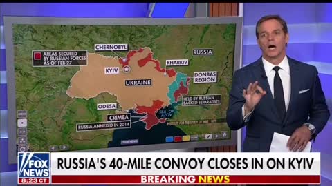 Russian Convoy - 40 miles long