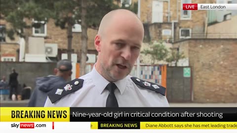 Nine-year-old girl 'fighting for her life' after Hackney shooting Sky News