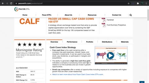 CALF ETF Introduction (smCap CASH COWS)