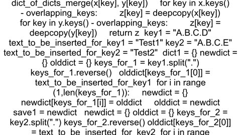 Create nested dictionary from keys separated by dot in python