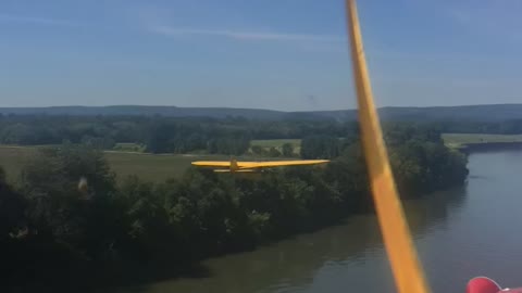 Formation Flight Down the River