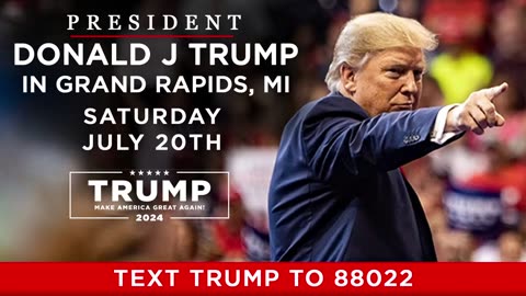 President Trump's Rally with His Vice President J.D. Vance in Grand Rapids, MI (7/20/24) | Trump Holds First Rally Since the Infamous Assassination Attempt