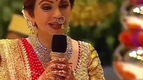 Neeta Ambani's Speech on Anant's Wedding