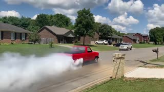 5.3 LS TURBO 1986 FORD RANGER BURNOUTS FOR DISTANCE CHALLENGE