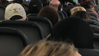 Irate Plane Passenger After Emergency Landing