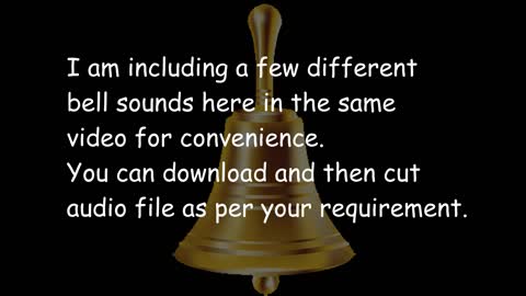 small bell ringing sound effect