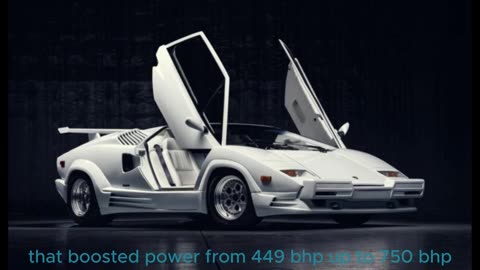 A Full-Sized Lamborghini Countach “Koenig” Sculpture By Benedict Radcliffe