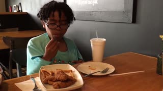 Blasian Babies Family Dining Out At Abstrakt Filipino Essence Jacksonville Beach, FL