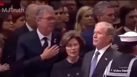 George HW Bush Funeral - The White Envelopes