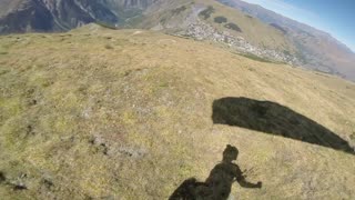 Proximity speedflying in French alps