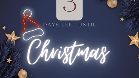 Wow, can you believe it's only 3 days until Christmas?