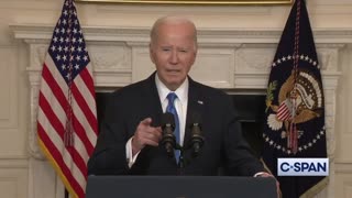 Joe Biden Gets Stuck On Repeat In His Propaganda Money Laundering Campaign Message