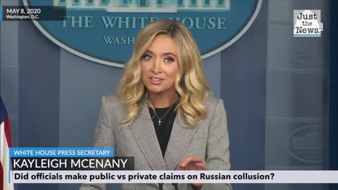 White House press secretary slams public vs private claims by officials on Russian collusion