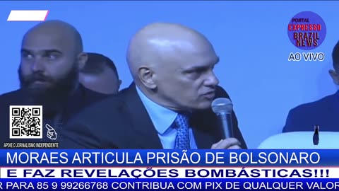 MORAES ARTICULA PRISÃO DE BOLSONARO