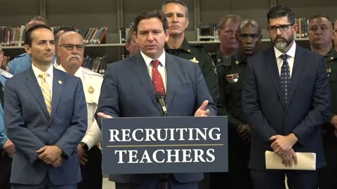 DeSantis: We’re Putting Floridians and Americans First When Hiring Teachers, Not Foreigners.