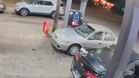 Shooting outside Memphis gas station, Tennessee.