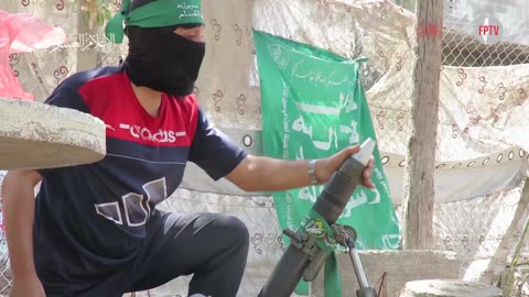 (EN) al-Qasam Brigades (Hamas) mortars on enemy west of Rafah, Aug 5, 2024