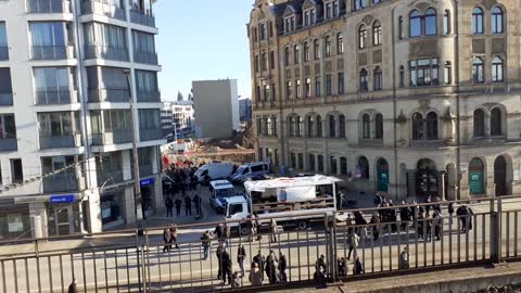 Gegenproteste Dresden 13.02.2022