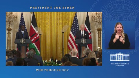 President Biden Holds a Joint Press Conference with President William Ruto of Kenya