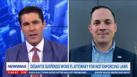 Anthony Sabatini joins Newsmax to Discuss Suspension of Woke Attorney