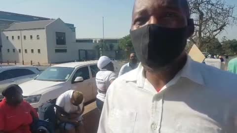 Uncle of Andile "Bobo" Mbuthu speaks outside court