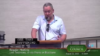 Maui Council Meeting